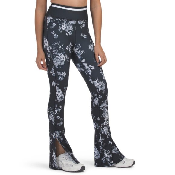 JOHNNY WAS Multi Bee Active Babybell Pants With Side Slits